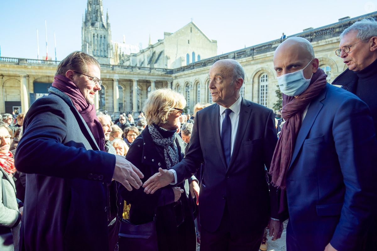 Photo : Alain Juppé - Cérémonie en hommage à l'ancien maire de Bordeaux ...