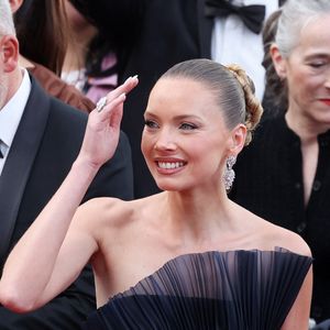 Amandine Petit - Montée des marches du film « Fatherland » lors du 79ème Festival International du Film de Cannes, le 14 mai 2026. © Jacovides-Moreau / Bestimage