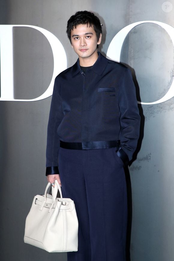 Takumi Kitamura au photocall du défilé Dior Homme à l'École-Militaire lors de la semaine de la mode masculine automne/hiver 2025-2026 à Paris, France, le 24 janvier 2025. © Bertrand Rindoff/Bestimage