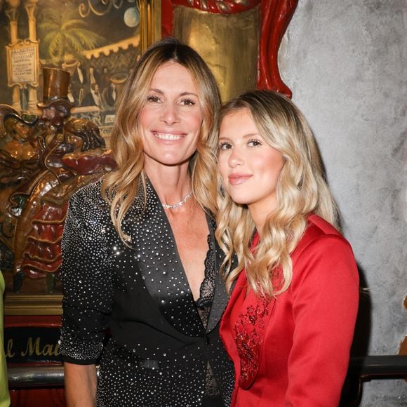 Sophie Thalmann (Miss France 1998) et sa fille Charlie Soumillon - Front Row du défilé Christophe Guillarmé Collection Femme Prêt-à-Porter Printemps/Eté 2026 lors de la Fashion Week de Paris (PFW) le 1er octobre 2025. © Coadic Guirec / Bestimage