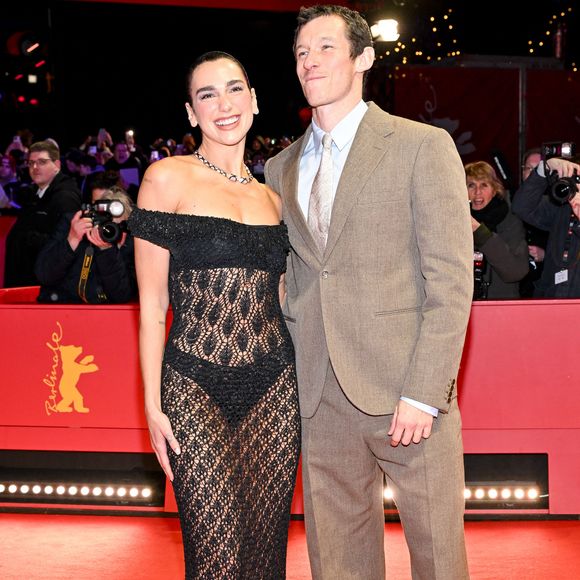 Dua Lipa, Callum Turner assistant à la projection du film Rosebush Pruning lors du 76e Festival international du film de Berlin à Berlin, Allemagne, le 14 février 2026. © Julien Reynaud/APS-Medias/Abacapress.com