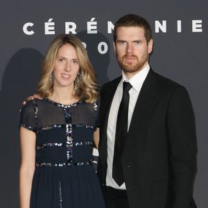 Joy Desseigne Barriere et son frère Alexandre Desseigne Barriere au photocall du dîner de la 50ème édition de la cérémonie des César au Fouquet's à Paris, France, le 28 février 2025. © Coadic Guirec/Bestimage