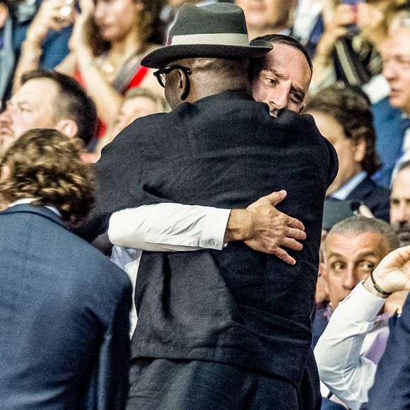 Franck Ribéry, Lilian Thuram - Les célébrités dans les tribunes de la finale de la Ligue Des Champions 2025 "PSG - Inter Milan" à l'Allianz Arena de Munich, le 31 mai 2025.
© Cyril Moreau/Bestimage