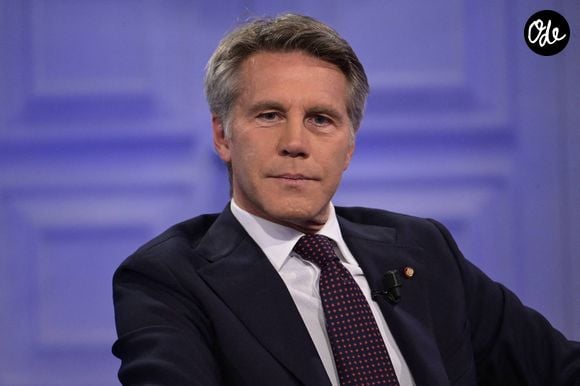 Rome, Italie – Le prince Emmanuel-Philibert de Savoie lors de l’émission “Porta a Porta”, dans les studios de la Rai, Via Teulada, à Rome.
© Maurizio D'Avanzo/IPA via ZUMA Press / Bestimage