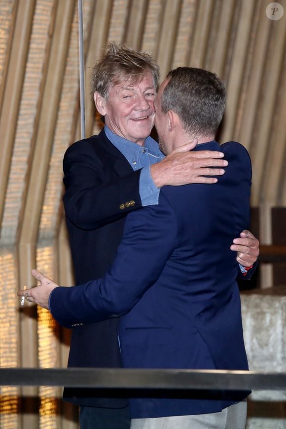 Ernst August de Hanovre - Arrivées au dîner du pré-mariage du prince C. de Hanovre avec A. de Osma au restaurant Osaka dans le quartier de San Isidro à Lima au Pérou le 16 mars 2018.