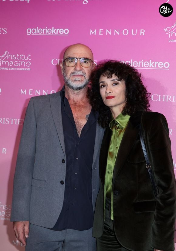 Eric Cantona et sa femme Rachida Brakni lors de la soirée de gala "Heroes for Imagine" qui a permis de récolter dix millions d'euros au profit de la recherche contre les maladies génétiques à Paris le 23 septembre 2024.
© Dominique Jacovides / Bestimage