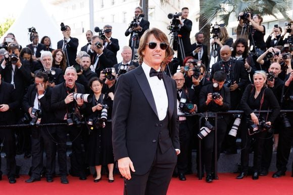 Tom Cruise - Montée des marches du film « Mission Impossible : The Final Reckoning » lors du 78ème Festival International du Film de Cannes, au Palais des Festivals à Cannes. Le 14 mai 2025
© Jacovides-Moreau / Bestimage