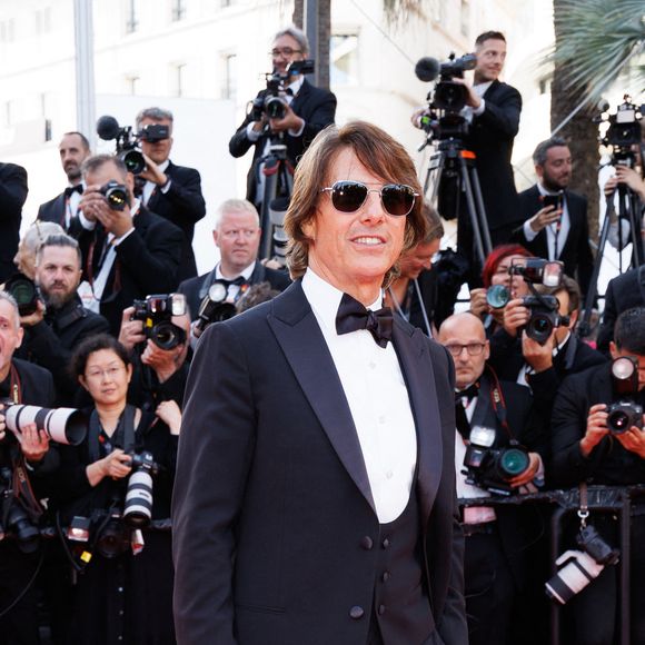 Tom Cruise - Montée des marches du film « Mission Impossible : The Final Reckoning » lors du 78ème Festival International du Film de Cannes, au Palais des Festivals à Cannes. Le 14 mai 2025
© Jacovides-Moreau / Bestimage