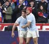 Le joueur a été décisif lors de France-Angleterre le 14 mars 2026 au Stade de France, dans le cadre du Tournoi des Six Nations

Essai de Louis Bielle-Biarrey (France) - Antoine Dupont (France) - Match de rugby du Tournoi des Six Nations : La France l'emporte sur l'Angleterre 48 - 46 au Stade de France à Saint-Denis le 14 mars 2026.

© Michael Baucher / PsnewZ / Bestimage