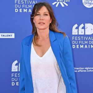 Mathilde Seigner pose pour le photocall du jury de la 2ème édition du Festival du film de demain (FFD) qui se tient à Vierzon, France, le 04 juin 2023. Photo par Mireille Ampilhac/ABACAPRESS.COM