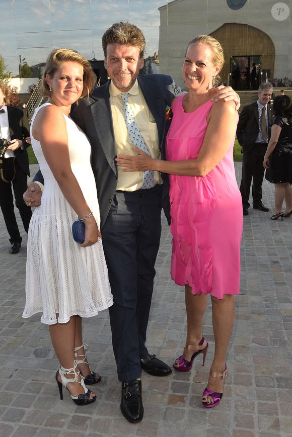 Le Baron Benjamin de Rothschild et son épouse Ariane et leur fille Noemie. Dîner du Conseil des Grands Crus classes en 1855 au château Mouton Rothschild le 16 juin 2013. © LUC CASTEL / BESTIMAGE