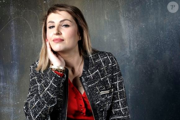 Portrait de Amandine Pellissard (Familles nombreuses, la vie en XXL) en marge de l'émission "Chez Jordan" le 28 janvier 2022  © Cédric Perrin / Bestimage