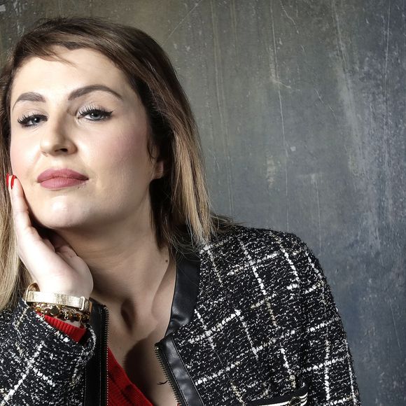Portrait de Amandine Pellissard (Familles nombreuses, la vie en XXL) en marge de l'émission "Chez Jordan" le 28 janvier 2022  © Cédric Perrin / Bestimage