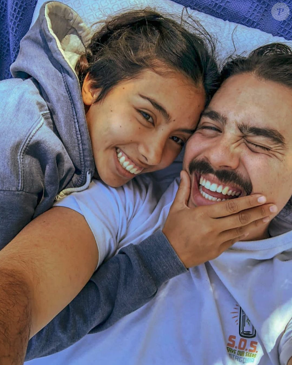 Inca, le fils de Florent Pagny, est en couple avec une jolie jeune femme. Mars 2021.