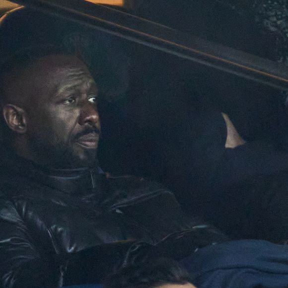 Thomas Ngijol - Célébrités assistent au match de Ligue des champions entre le PSG et Manchester City (4-2) au Parc des Princes à Paris le 22 janvier 2025. © Cyril Moreau/Bestimage