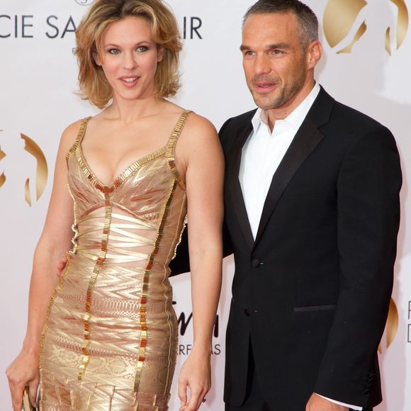 La chanteuse Lorie et son compagnon Philippe Bas lors de la cérémonie d’ouverture du 52ème Festival de la Télévision de Monte-Carlo, le 2012. Le 52ème Festival de la Télévision de Monte-Carlo a lieu au Grimaldi Forum du 10 au 14 juin 2012. ©JLPPA / Bestimage