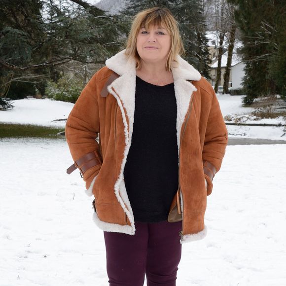 Michele Bernier assiste à un photocall dans la neige pour le film Ne Sous Silence lors du 20e Festival des Créations Télévisuelles de Luchon a Luchon, France, le 10 Fevrier 2018. Photo by Aurore Marechal/ABACAPRESS.COM