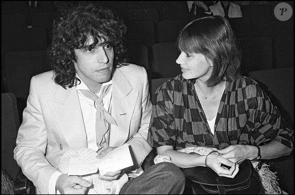 Julien Clerc et Miou-Miou à l'Olympia. BERTRAND RINDOFF PETROFF / BESTIMAGE