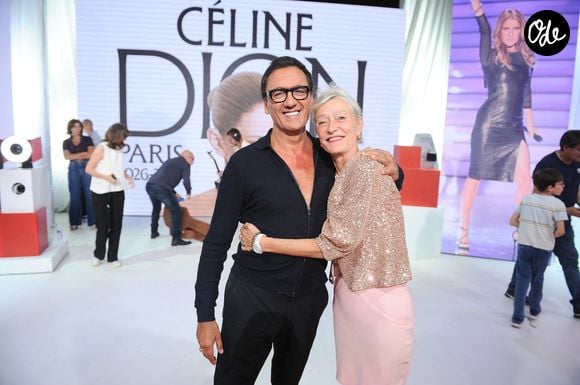 Exclusif - Dany Brillant et Valérie Michelin - Enregistrement de l'émission "Vivement dimanche" spécial Céline Dion au studio Rive gauche, presentée par Michel Drucker. Diffusion sur France 3 le 6 septembre 2026. © Guillaume Gaffiot/Bestimage