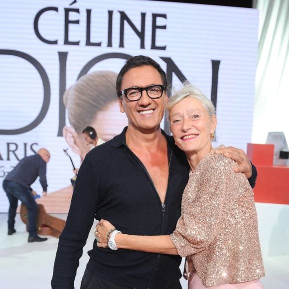 Exclusif - Dany Brillant et Valérie Michelin - Enregistrement de l'émission "Vivement dimanche" spécial Céline Dion au studio Rive gauche, presentée par Michel Drucker. Diffusion sur France 3 le 6 septembre 2026. © Guillaume Gaffiot/Bestimage