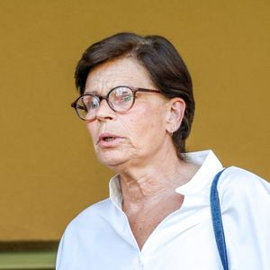 La princesse Stéphanie de Monaco lors du match de football caritatif au stade Louis II de Monaco opposant les Barbagiuans aux pilotes de l'équipe Nazionale Piloti dans le cadre de la "Racing Stars Football Cup" le 3 juin 2026. 

© Albuquerque/Bestimage