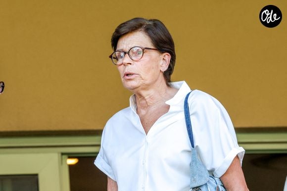 La princesse Stéphanie de Monaco lors du match de football caritatif au stade Louis II de Monaco opposant les Barbagiuans aux pilotes de l'équipe Nazionale Piloti dans le cadre de la "Racing Stars Football Cup" le 3 juin 2026. 

© Albuquerque/Bestimage