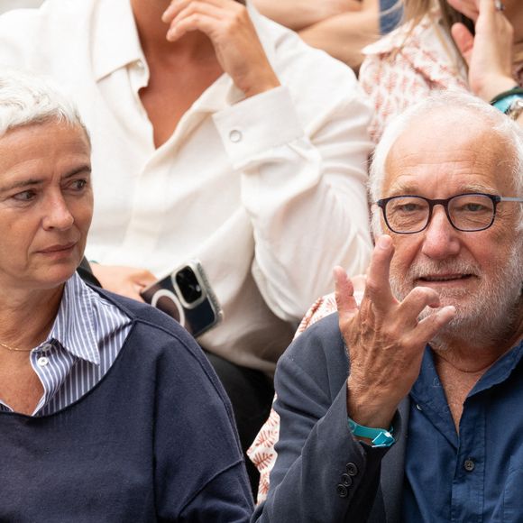 Alexia Stresi et François Berleand assistent au tournoi de Roland Garros 2025 le 7 juin 2025 à Paris, France. Photo by Laurent Zabulon/ABACAPRESS.COM