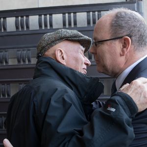 Exclusif - Le prince Albert II de Monaco et Sebastiao Salgado - Le prince Albert II de Monaco visite l'exposition du photographe Sebastiao Salgado au musée de l'homme à Paris le 21 février 2019. © Cyril Moreau/Bestimage