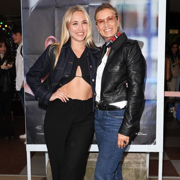 Chloé Jouannet et sa mère Alexandra Lamy - Avant-première du film "Nouveau Monde" au Cinéma Espace Saint-Michel à Paris le 19 juin 2024. © Coadic Guirec/Bestimage | 00666220
