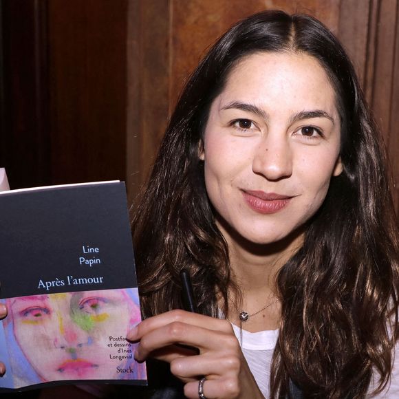 Line Papin - Salon des Femmes de Lettres et remise du Prix Simone Veil 2023 au Cercle National des Armées à Paris le 25 mai 2023. © Cédric Perrin/Bestimage