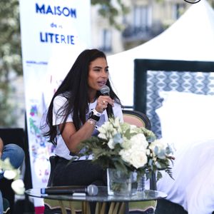 Exclusif - Tatiana Silva - Festival des Livres et des Artistes organisé par l'association "Lecture pour Tous" engagée dans la lutte contre l'illettrisme au Mail Branly à Paris le 3 juillet 2022.
© Pierre Perusseau / Jack Tribeca / Bestimage