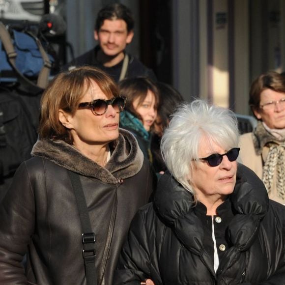 Catherine Lara aux obsèques d'Annie Girardot le 4 mars 2011 à Paris.
Abaca