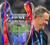 Luis Enrique - Le PSG remporte la Ligue Des Champions 2025, pour la première fois de son histoire, face à l'Inter Milan (5-0) à l'Allianz Arena de Munich. Le 31 mai 2025. 
© Christian Liewig/Bestimage