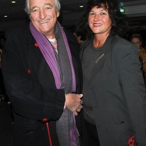 Jean-Loup Dabadie avec sa femme Véronique Bachet - Générale du nouveau spectacle "Muriel Robin et Pof !" au Palais des Sports à Paris le 3 octobre 2019. © Coadic Guirec/Bestimage