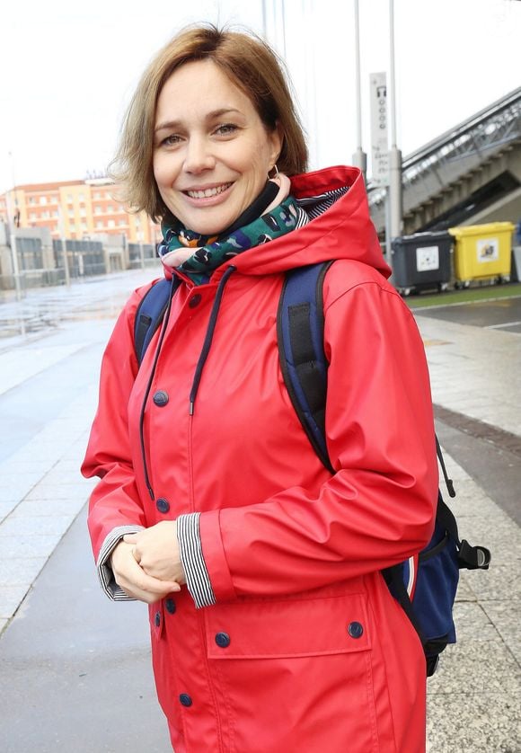 Nathalie Péchalat à l'opération Journée d'évasion de l'association Premiers de cordée au Stade de France à Paris, le 12 avril 2023.

Photo : Jonathan Rebboah / Panoramic / Bestimage