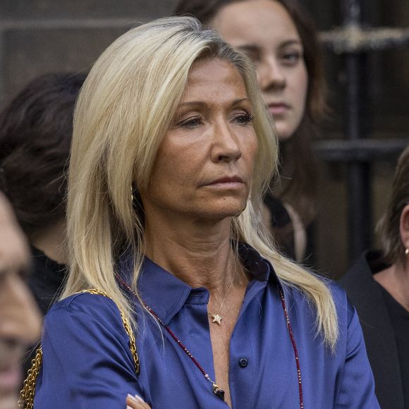 Nathalie Tardivel aux Obsèques de Jean-Paul Belmondo en l'église Saint-Germain-des-Prés, à Paris le 10 septembre 2021.

© Cyril Moreau / Bestimage