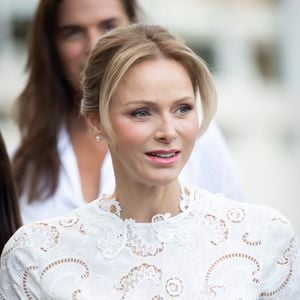 La princesse Charlène de Monaco au 'Pique-nique des Monégasques’, Monaco.6 septembre 2025 © Olivier Huitel/Pool Monaco/Bestimage