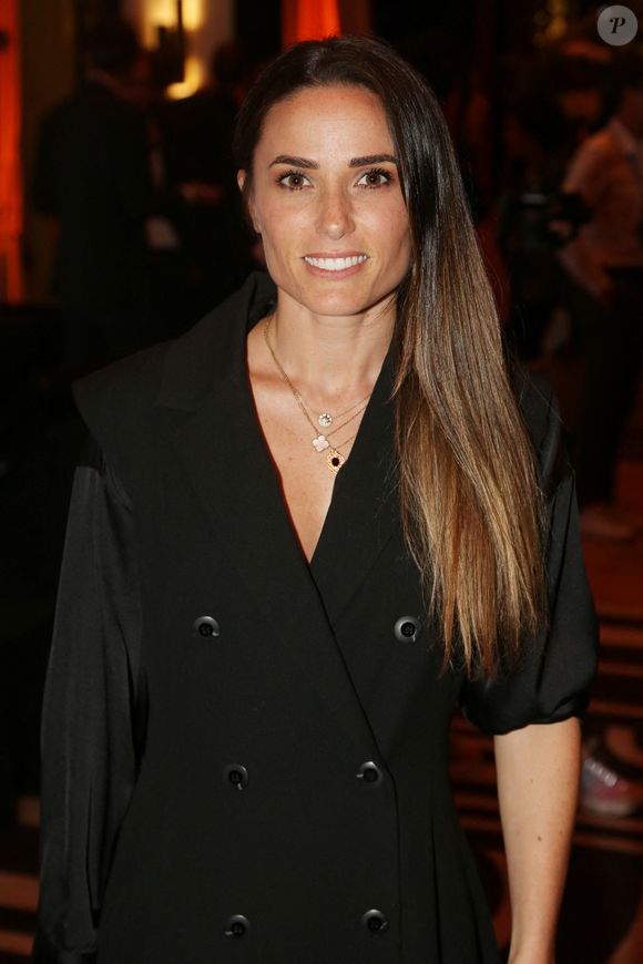 Capucine Anav lors de la soiree d'annonce du partenariat entre Orange et le marathon de Paris 2024, au Cafe de l'Homme a Paris, France, le 23 Septembre 2021. Photo by Jerome Domine/ABACAPRESS.COM