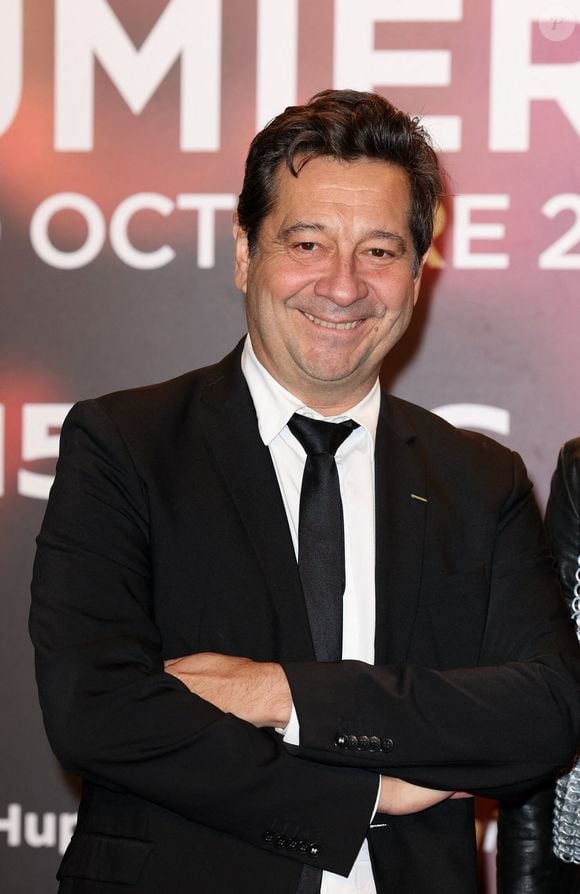 Laurent Gerra au photocall de la cérémonie d'ouverture de la 15ème édition du festival Lumière à la Halle Tony Garnier de Lyon le 12 octobre 2024.
© Dominique Jacovides / Bestimage
