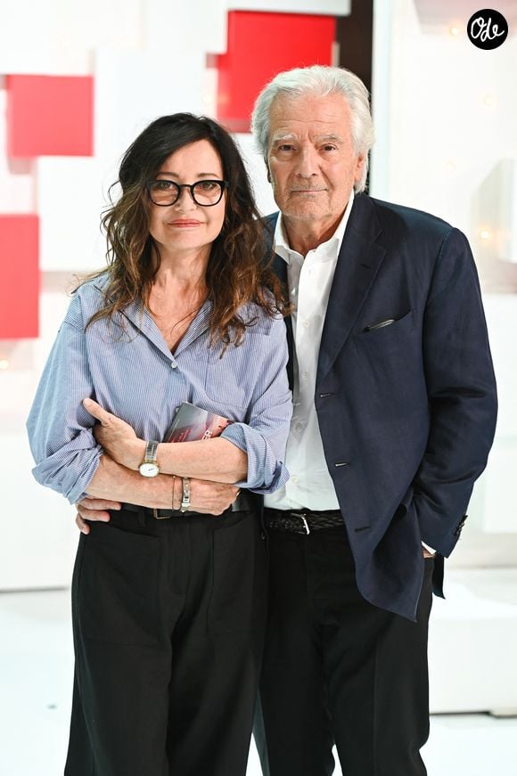 Evelyne Bouix et Pierre Arditi - Enregistrement de l'émission "Vivement Dimanche prochain" présentée par M.Drucker et diffusée sur France 2. © Guillaume Gaffiot / Bestimage