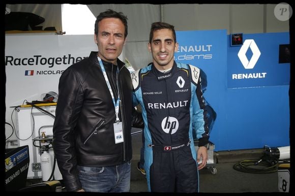 Anthony Delon, Sébastien Buemi (Renault edams) - Deuxième édition du Paris ePrix, comptant pour le championnat FIA de Formule E, autour des Invalides, à Paris le 20 mai 2017.
© Alain Guizard / Bestimage