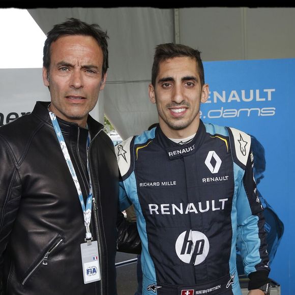 Anthony Delon, Sébastien Buemi (Renault edams) - Deuxième édition du Paris ePrix, comptant pour le championnat FIA de Formule E, autour des Invalides, à Paris le 20 mai 2017.
© Alain Guizard / Bestimage