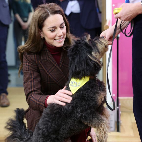 Catherine (Kate) Middleton, princesse de Galles à l'hôpital Royal Marsden, où elle a reçu son traitement contre le cancer, à Londres, Royaume-Uni, le 14 janvier 2025. © Chris Jackson/WPA-Pool/Bestimage