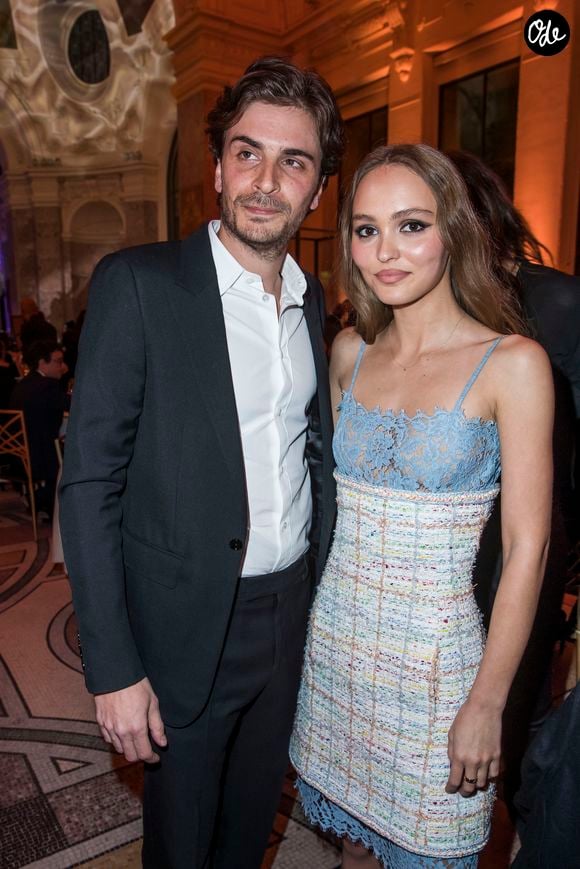 Roman Kolinka (Révélations César 2019 – Comédien dans Maya) et Lily-Rose Depp (Révélations César 2019 – Comédienne dans L’homme Fidèle) - Soirée des révélations des César 2019 au Petit Palais à Paris, France, le 14 janvier 2019. © Olivier Borde/Bestimage