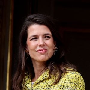Charlotte Casiraghi - La famille princière de Monaco au balcon du palais, à l'occasion de la Fête Nationale de Monaco, le 19 novembre 2025. © Dominique Jacovides/Bestimage