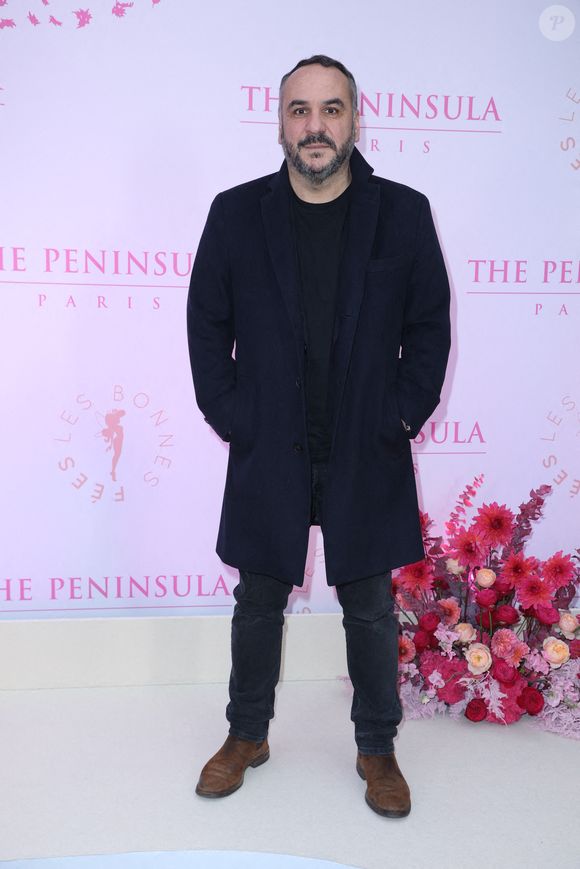 Francois-Xavier Demaison assiste au dîner Peninsula in Pink par Octobre Rose au profit des Bonnes Fees, à Paris, France, le 03 octobre 2024. Photo par Jerome Dominé/ABACAPRESS.COM