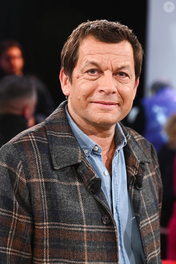 Exclusif - Laurent Mariotte lors de l'enregistrement de l'émission Vivement dimanche au studio Rive gauche, présentée par M. Drucker, diffusée sur France 3, le 1er mars 2026, à Paris, France, le 18 février 2026. © Guillaume Gaffiot/Bestimage