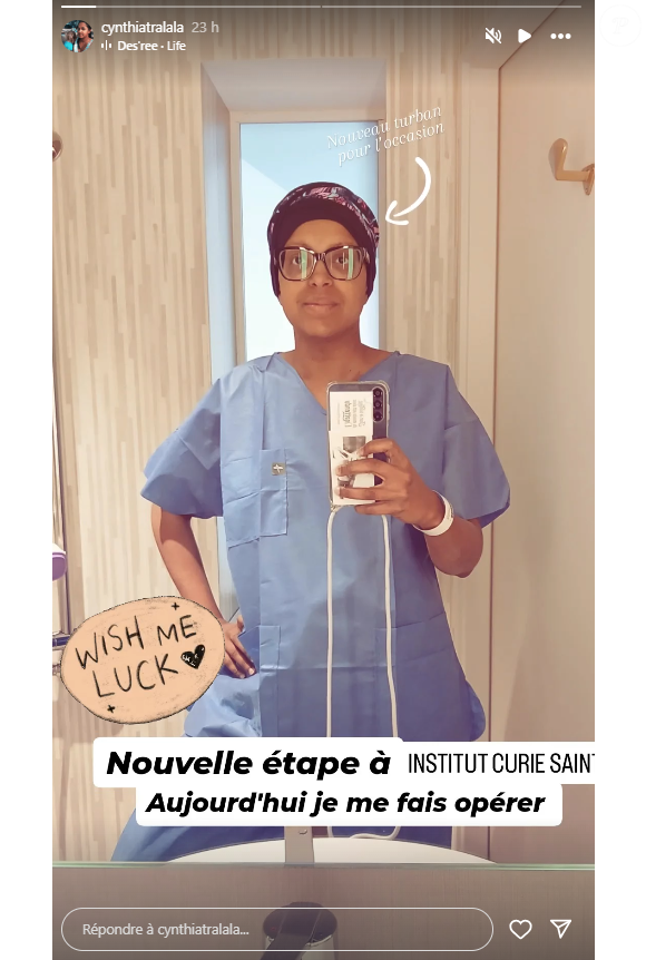 L'ancienne Maestro de "N'oubliez pas les paroles" qui est atteinte d'un cancer vient de recevoir une très bonne nouvelle après avoir passé d'autres énièmes examens. 

Cynthia (N'oubliez pas les paroles) opérée pour soigner son cancer.