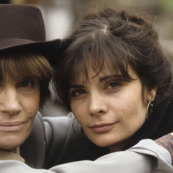Archives - En France, à Paris,  Nadine Trintignant et sa fille Marie Trintignant le 15 avril 1994. (Michel MARIZY via Bestimage).
