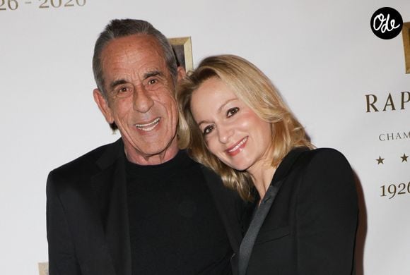 Thierry Ardisson et sa femme Audrey Crespo-Mara - Défilé rétrospectif Nathalie Garçon à l'occasion de l'anniversaire de sa marque lors d'une closing party à l'hôtel Raphael à Paris. © Coadic Guirec/Bestimage